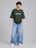 Motor Ride Oversized T-Shirt – Olive Green
